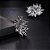 Brinco De Zirconia Noiva Festa Madrinha Casamento Prata Fixo - Imagem 9