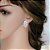 Brinco De Zirconia Noiva Festa Madrinha Casamento Prata Fixo - Imagem 5