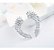 Brinco Ear Cuff Noiva Pedra Zirconia Prata Festa Debutante - Imagem 5