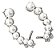 Brinco Ear Cuff Noiva Zirconia Perola Prata Festa Debutante - Imagem 1