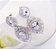 Brinco Noiva Pedra Zirconia Prata Debutante Pendurado Gota - Imagem 5