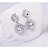 Brinco Noiva Pedra Zirconia Prata Debutante Pendurado Gota - Imagem 2