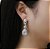 Brinco Noiva Pedra Zirconia Prata Festa Debutante Gota - Imagem 4