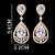 Brinco Noiva Pedra Zirconia Prata Gota Debutante Grande - Imagem 7