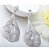 Brinco Noiva Zirconia Prata Formatura Debutante Gota Grande - Imagem 6