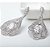 Brinco Noiva Zirconia Prata Formatura Debutante Gota Grande - Imagem 7