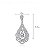 Brinco Noiva Zirconia Prata Formatura Debutante Gota Grande - Imagem 4