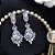 Brinco Verde Madrinha Zirconia Prata Festa Debutante Grande - Imagem 7