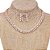 Conjunto Colar Brinco Noiva Zircônia Dourado Festa Debutante - Imagem 1
