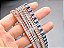 Pulseira Bracelete Dourada Pedra Zircônia Noiva Debutante - Imagem 4