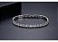 Pulseira Bracelete Prata Com Pedra Zircônia Noiva Debutante - Imagem 5