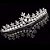 Coroa Tiara Arranjo Cabelo Noiva Strass Pérola Strass Luxo - Imagem 3