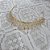 Coroa Tiara Arranjo Cabelo Noiva Strass Dourada Ouro - Imagem 7