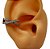 Piercing Argola Falso Fake Dourado Prata Pedra Zirconia - Imagem 3