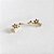 Brinco Ear Cuff  Pedra Zirconia Prata Dourado Estrela Pequen - Imagem 6