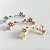 Brinco Ear Cuff  Pedra Zirconia Prata Dourado Estrela Pequen - Imagem 7