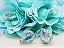 Brinco Pedra Zirconia Prata Gota Debutante Azul Claro Festa - Imagem 2