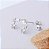Brinco Infantil Pequeno Estrela Pedra Zirconia F Prata - Imagem 3