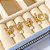 Brinco Pérola Argola F Ouro 18k Dourado Pedra Zirconia Peque - Imagem 5