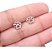 Brinco Pet Patinha 2 Furo Infantil Pequeno Delicado Folheado - Imagem 7