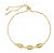 Pulseira Bracelete Dourada Búzios Fundo Do Mar Gravatinha - Imagem 1