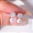 Brinco Zirconia Coração Pérola Infantil Dama Daminha Banhado - Imagem 10