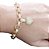 Pulseira Bracelete F. Ouro 18k Com Zircônia Pingente Coração - Imagem 1