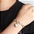 Pulseira Bracelete F. Ouro 18k Com Zircônia Pingente Coração - Imagem 4