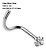 Piercing Nariz Nostril Aço Pedra Zirconia 3mm Pt De Luz - Imagem 11