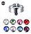 Piercing Microdermal Prata Rosa Furtacor Pedra 3 Mm Topo - Imagem 9