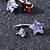 Piercing De Umbigo Prata 2 Estrela Aço Cirúrgico Zircônia - Imagem 5