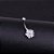 Piercing De Umbigo Prata Flor Zirconia Pequeno Aço 316 - Imagem 4