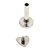 Piercing Tragus Labret Cartilagem Mini Coracao 4 Mm Aco cirurgico prata preto dourado rose gold - Imagem 3