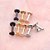 Piercing Tragus Labret Cartilagem Mini Coracao 4 Mm Aco cirurgico prata preto dourado rose gold - Imagem 4