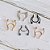 Piercing Nariz Septo Argola Falso Dourado Prata Preto Aço - Imagem 15