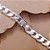 Pulseira Masculina 6 Mm Elo Grumet Folheada A Prata 925 - Imagem 3