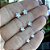 Trio Brinco Pedra Zirconia Estrela Prata 925 3 4 5 Mm - Imagem 3