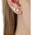 Trio Brinco Pedra Zirconia Quadrado Prata 925 3 4 5 Mm - Imagem 7