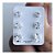 Trio Brinco Pedra Zirconia Quadrado Prata 925 3 4 5 Mm - Imagem 6