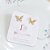 Brinco Zirconia Dourado Dama Daminha Banhado Ouro Borboleta - Imagem 5