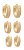 Kit Brinco Trio 123 Furo Argolas Cravejadas Micro Zircônia - Imagem 7