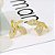 Piercing Argola Falso Fake Pedra Zirconia Folheado Folhas - Imagem 3
