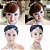 Arranjo Enfeite Cabelo Noiva Dama Prata Strass Perola Lindo - Imagem 9