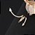 Brinco Ear Cuff Noiva Pedra Zirconia Prata Festa Debutante - Imagem 13