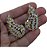 Brinco Ear Cuff Noiva Pedra Zirconia Asas Navete Folheado - Imagem 2