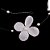 Enfeite Arranjo Tiara Cabelo Noiva Perola Flor Casamento - Imagem 6