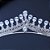Coroa Tiara Porta Coque Noiva Strass E Zirconia Prata Luxo - Imagem 5