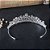 Coroa Tiara Noiva Strass E Zirconia Prata Debutante Luxo - Imagem 2