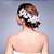Enfeite Arranjo Tiara Cabelo Noiva Perola Cristal Prata - Imagem 10