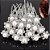 Ponto De Luz Cabelo Strass Pérola Noiva Daminha 20 Pcs - Imagem 3